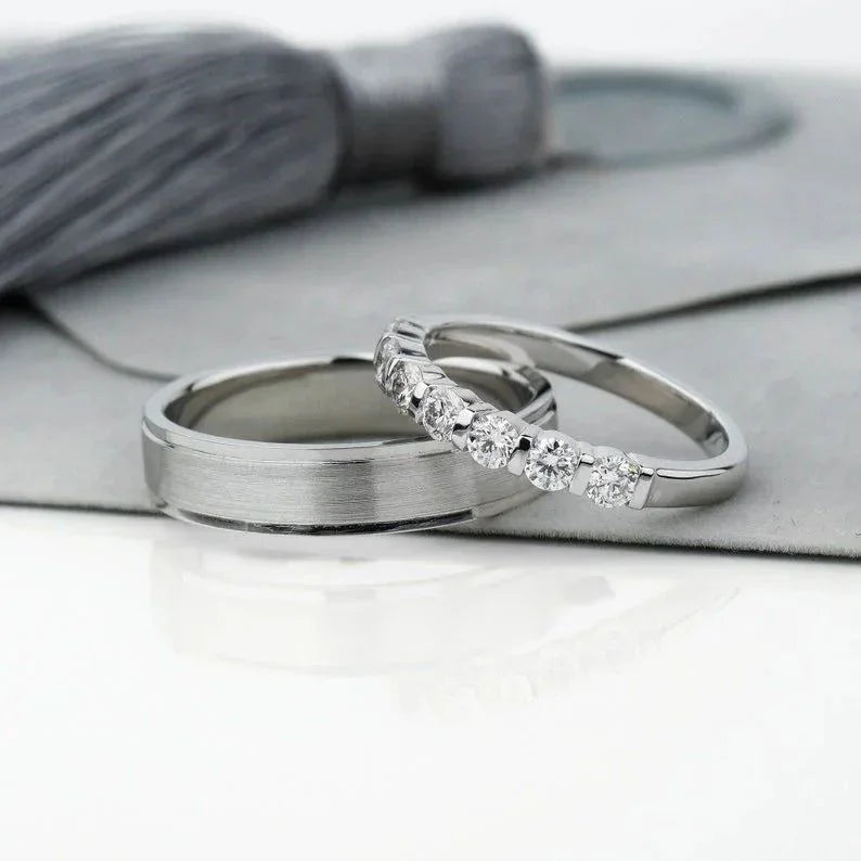 SERENDIPITY COUPLE BANDS - 925 SILVER
