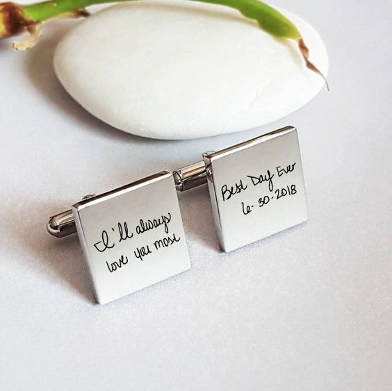 CUSTOM SQUARE CUFFLINKS