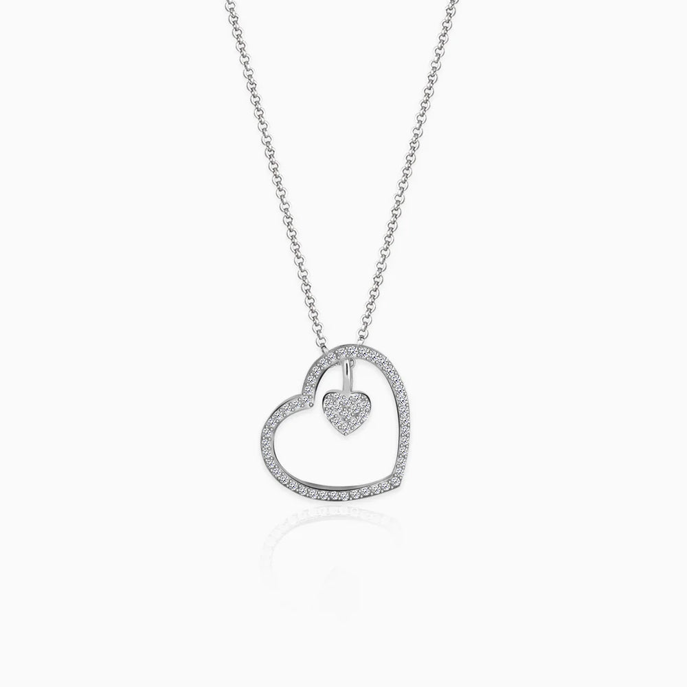 Vessiel Heart Necklace - 925 Silver