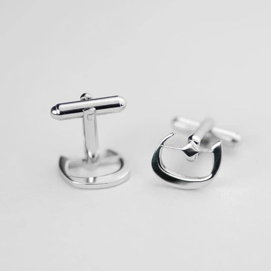 Calligraphed Initial Cufflinks