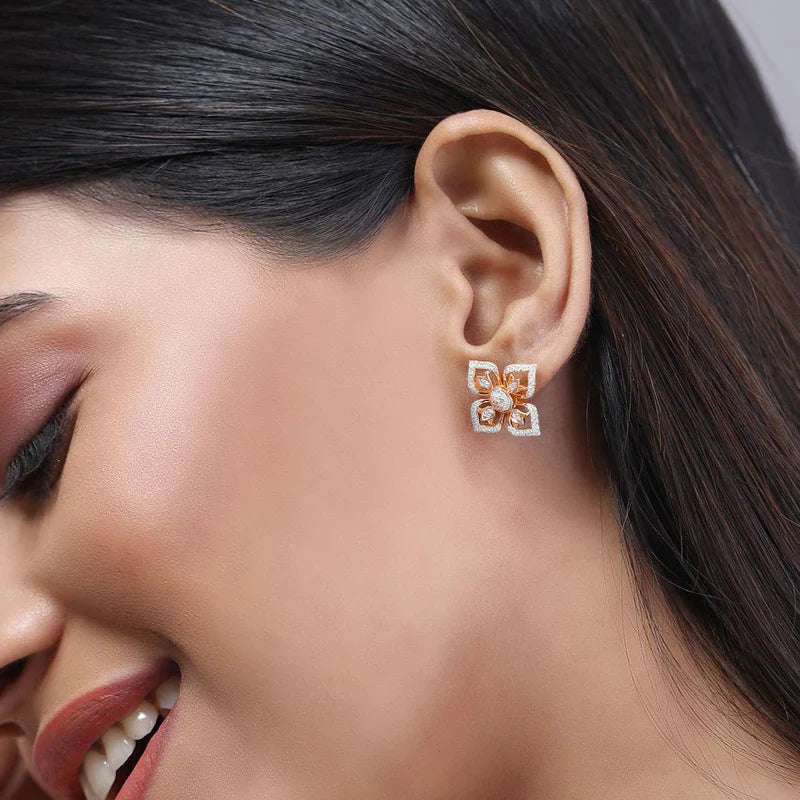 Marina Stud Earrings - 925 Silver