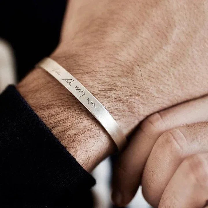 PERSONALIZED CUFF BRACELET - ENGRAVED