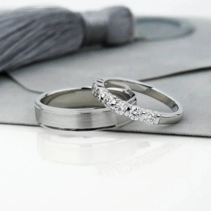 SERENDIPITY COUPLE BANDS - 925 SILVER