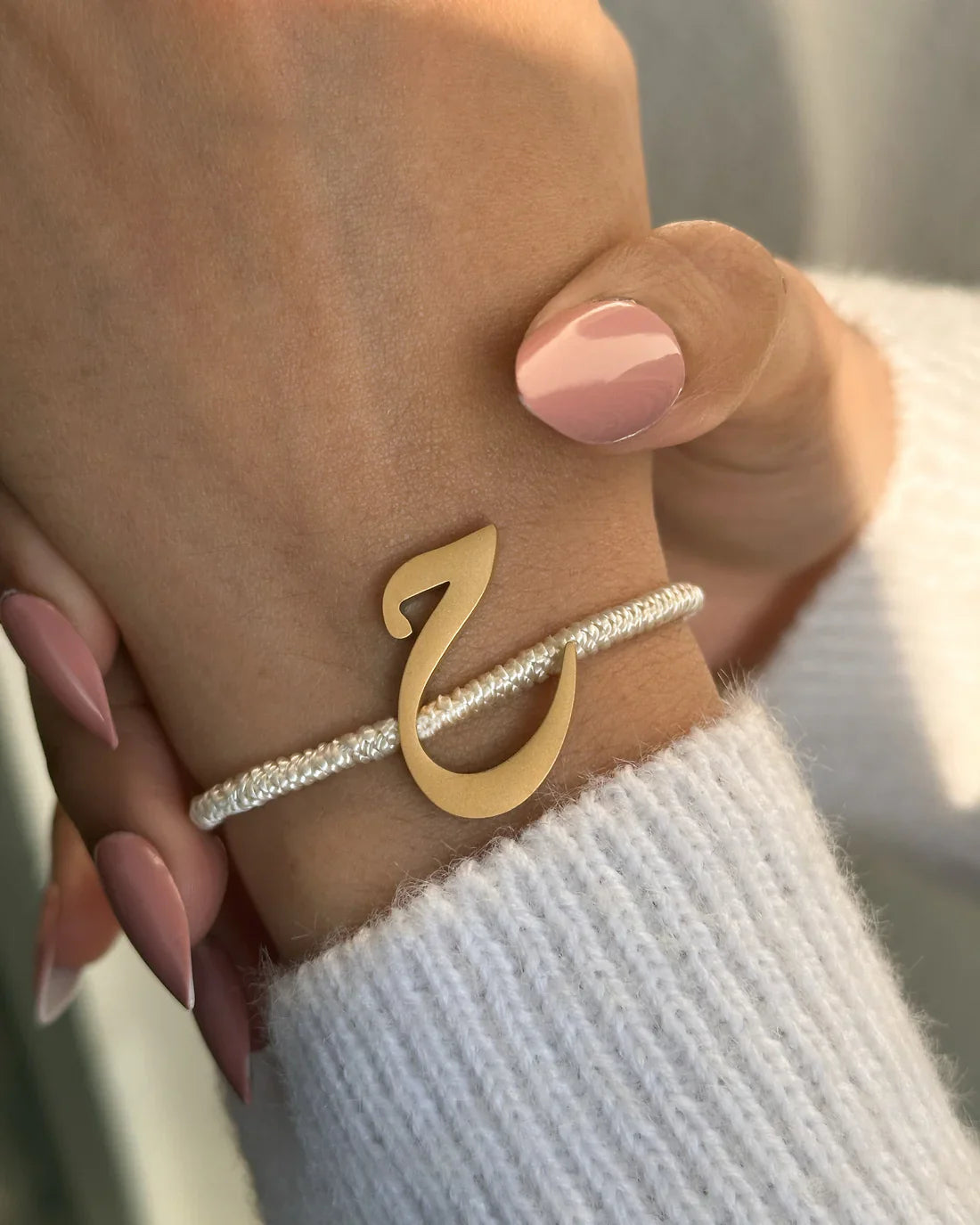 Rope Initial Bracelet