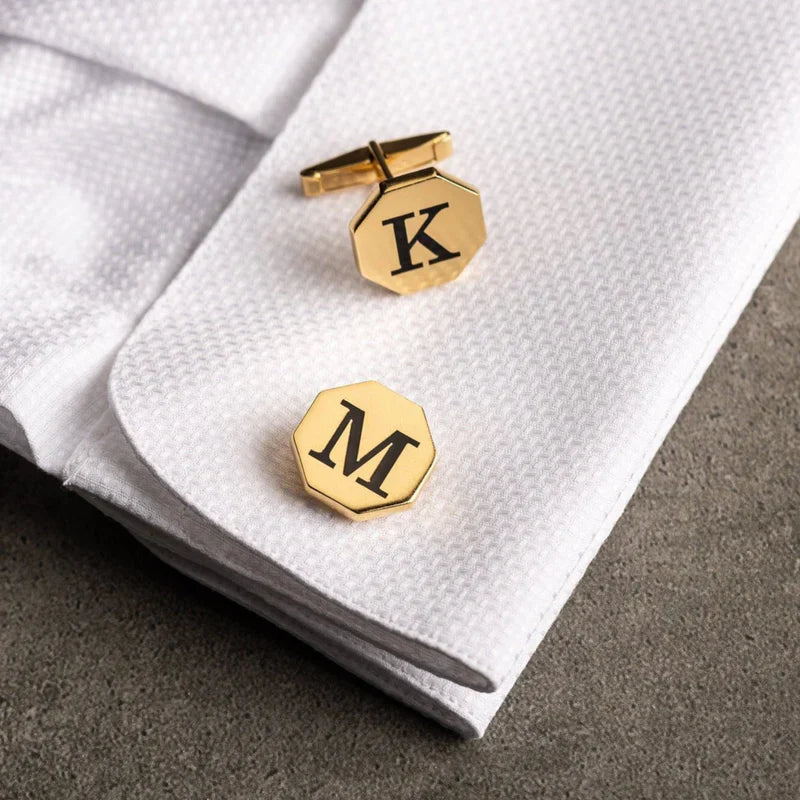 CLASSIC HEXAGON CUFFLINKS