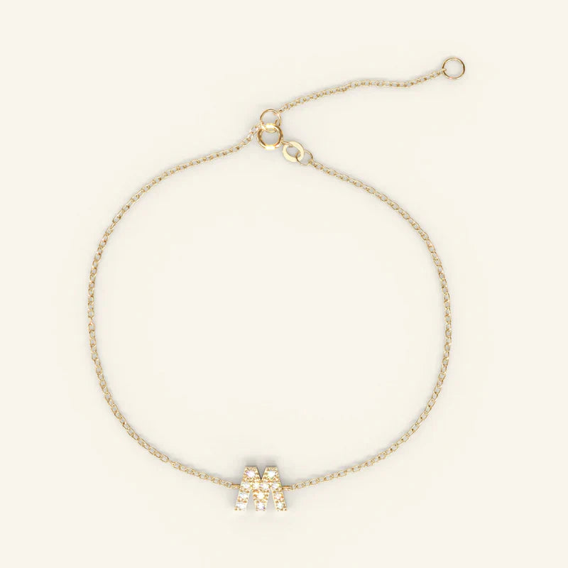 DAINTY INITIAL BRACELET