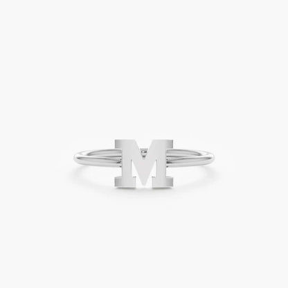 CHROME INITIAL RING