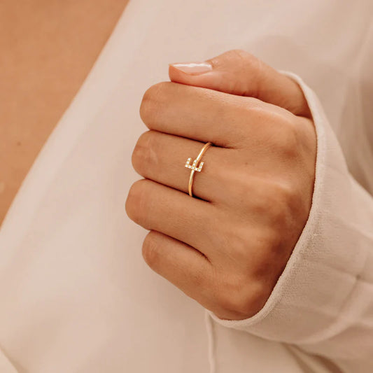 RADIANT LOVE INITIAL RING
