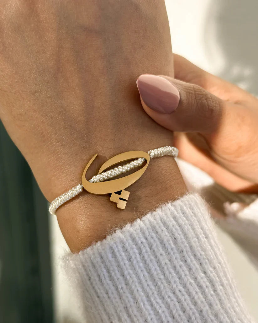 Rope Initial Bracelet