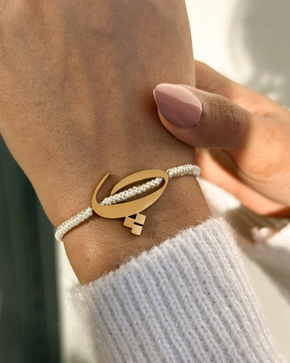 Rope Initial Bracelet