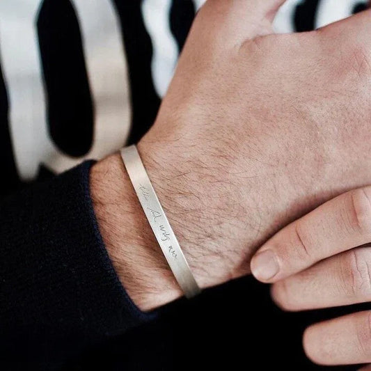PERSONALIZED CUFF BRACELET - ENGRAVED