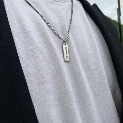 2D BAR NECKLACE