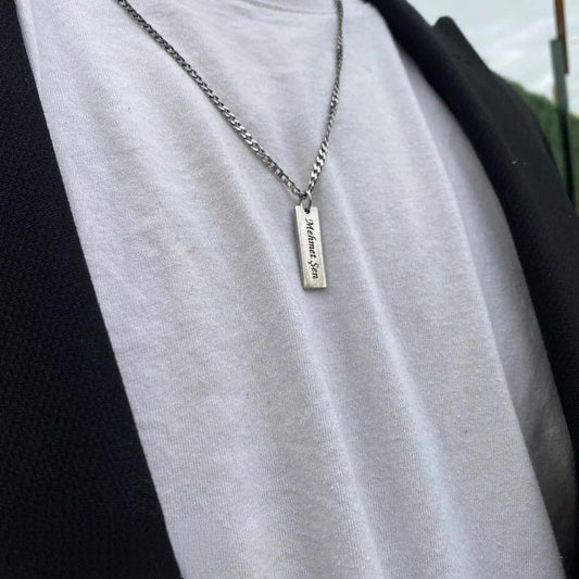 2D BAR NECKLACE