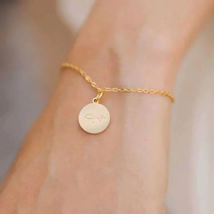 Arabic Disc Bracelet