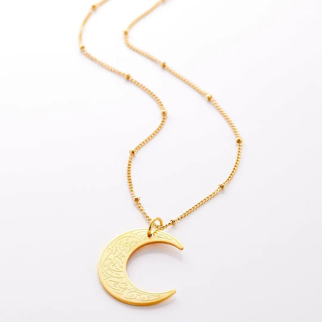 Ayat Crescent Necklace