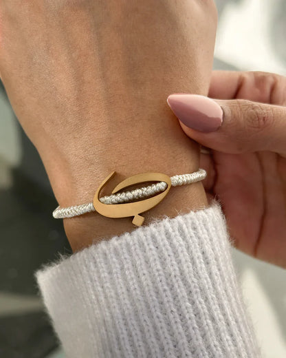 Rope Initial Bracelet