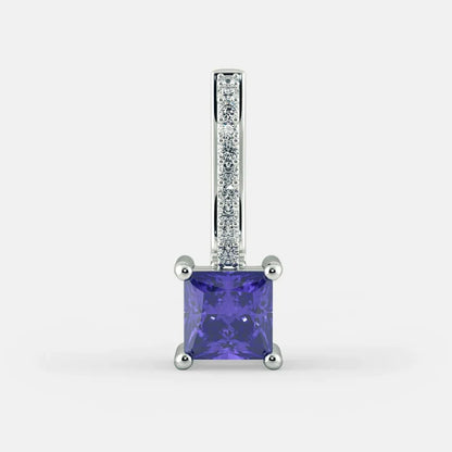 Ezra Amethyst Earrings - 925 Silver