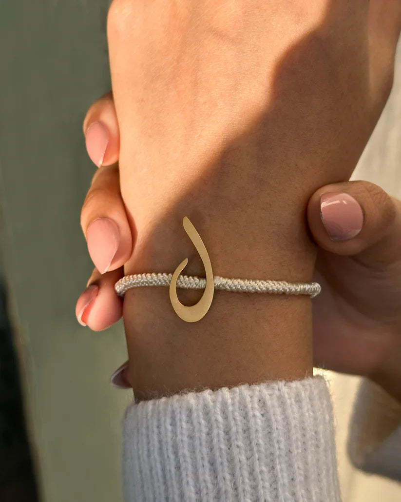 Rope Initial Bracelet