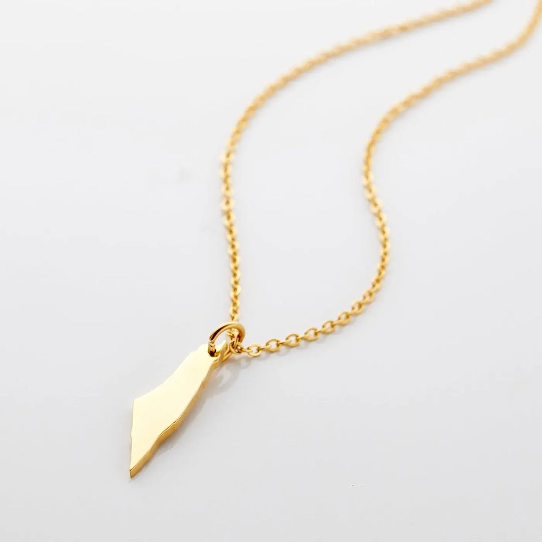 Country Map Necklace