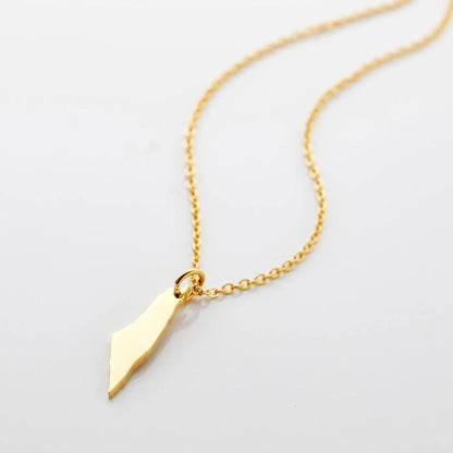 Country Map Necklace