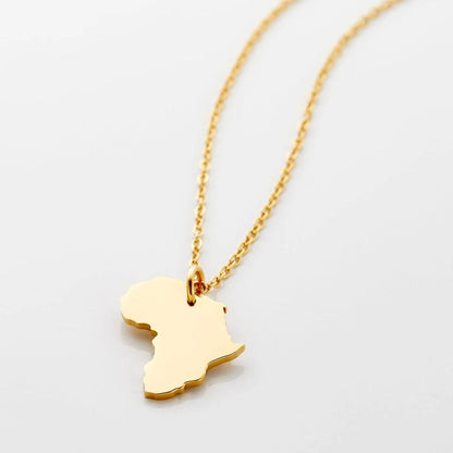 Country Map Necklace