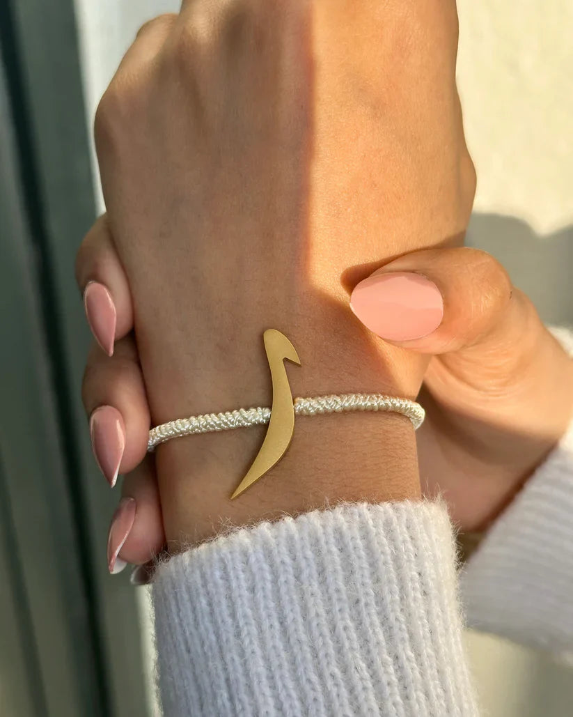 Rope Initial Bracelet