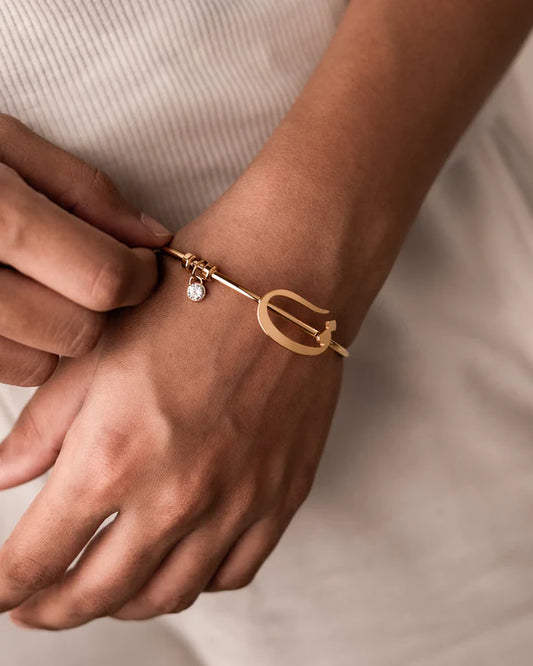 Arabic Letter Bracelet ف