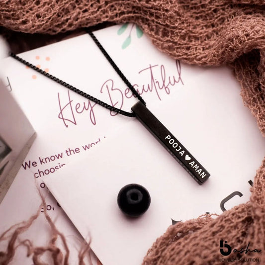 Engraved Name 3D Bar