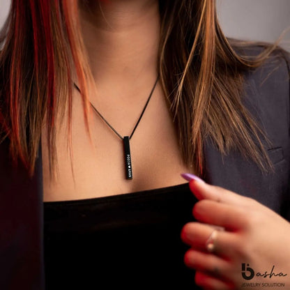 Engraved Name 3D Bar