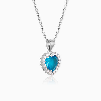 Heart Of The Ocean Pendant - 925 Silver