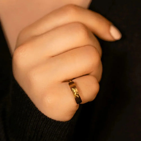 Patience Bar Ring