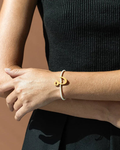 Rope Initial Bracelet