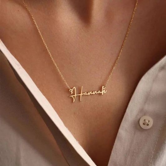 Simple Signature Necklace