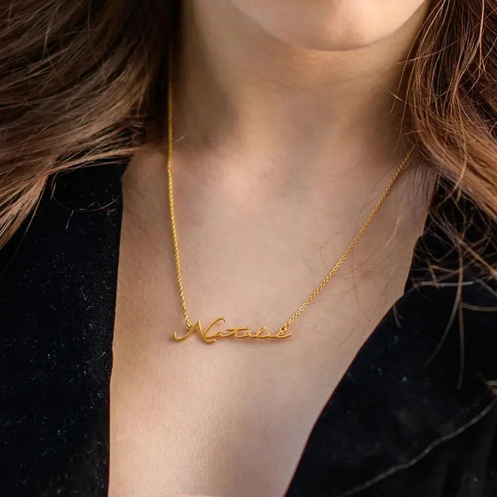 Simple Signature Necklace