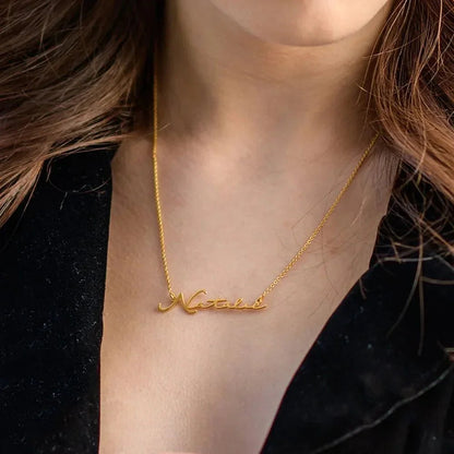 Simple Signature Necklace