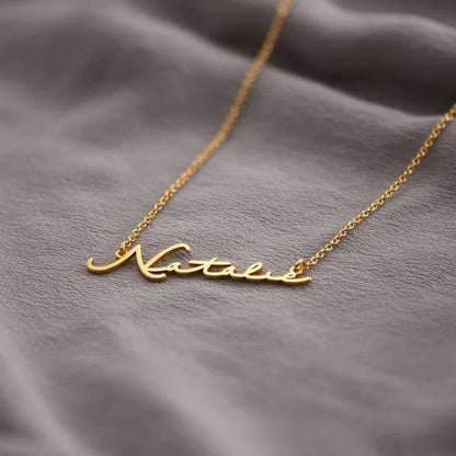 Simple Signature Necklace