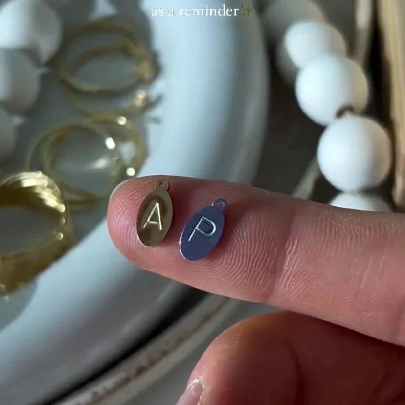 Tiny Birthstone Tag Necklace