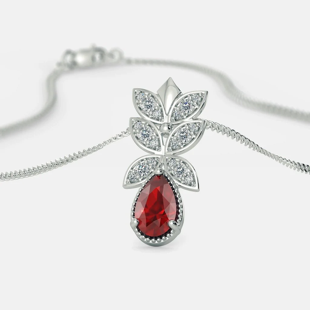 Trinkets Diamond Necklace - 925 Silver