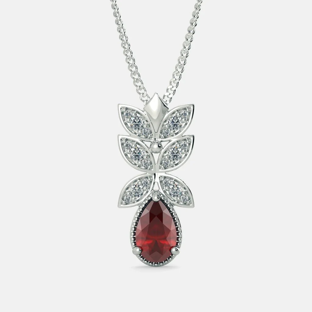 Trinkets Diamond Necklace - 925 Silver
