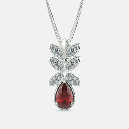 Trinkets Diamond Necklace - 925 Silver