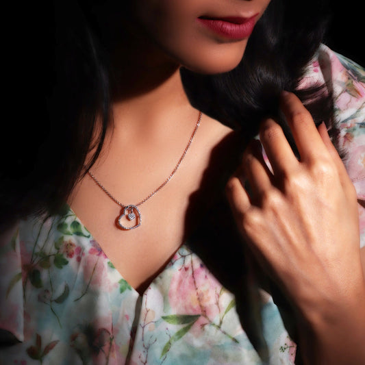 Vessiel Heart Necklace - 925 Silver