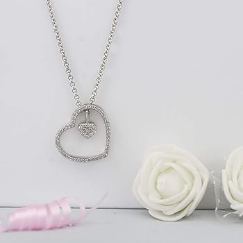 Vessiel Heart Necklace - 925 Silver