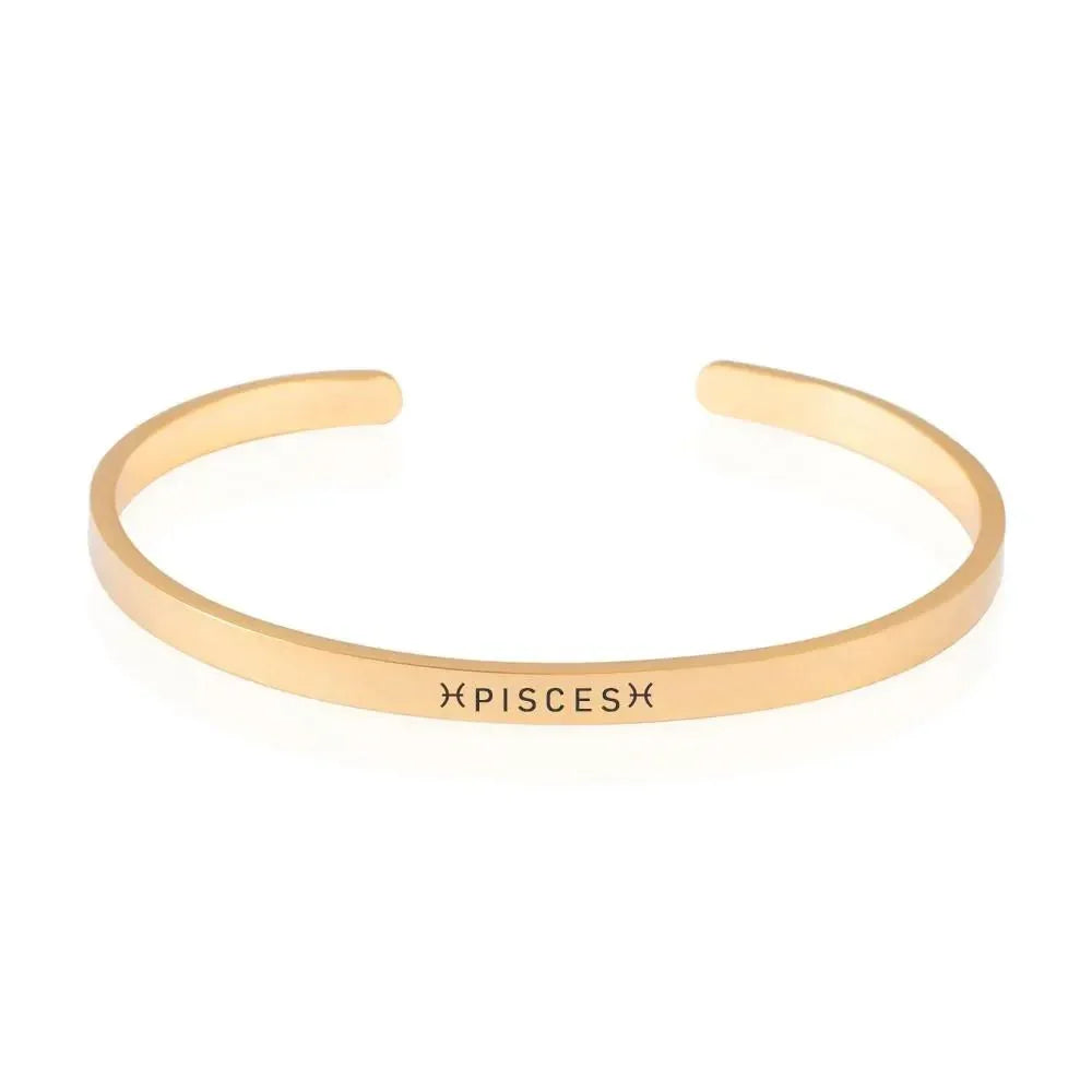Personalized Zodiac Bangle