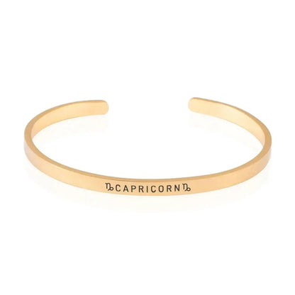 Personalized Zodiac Bangle
