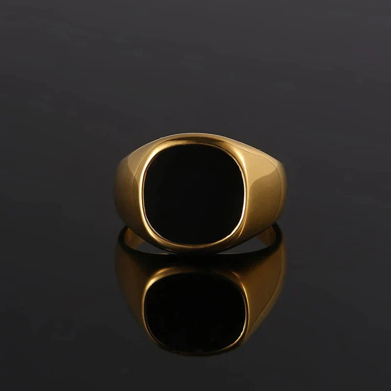 Black Signet Ring