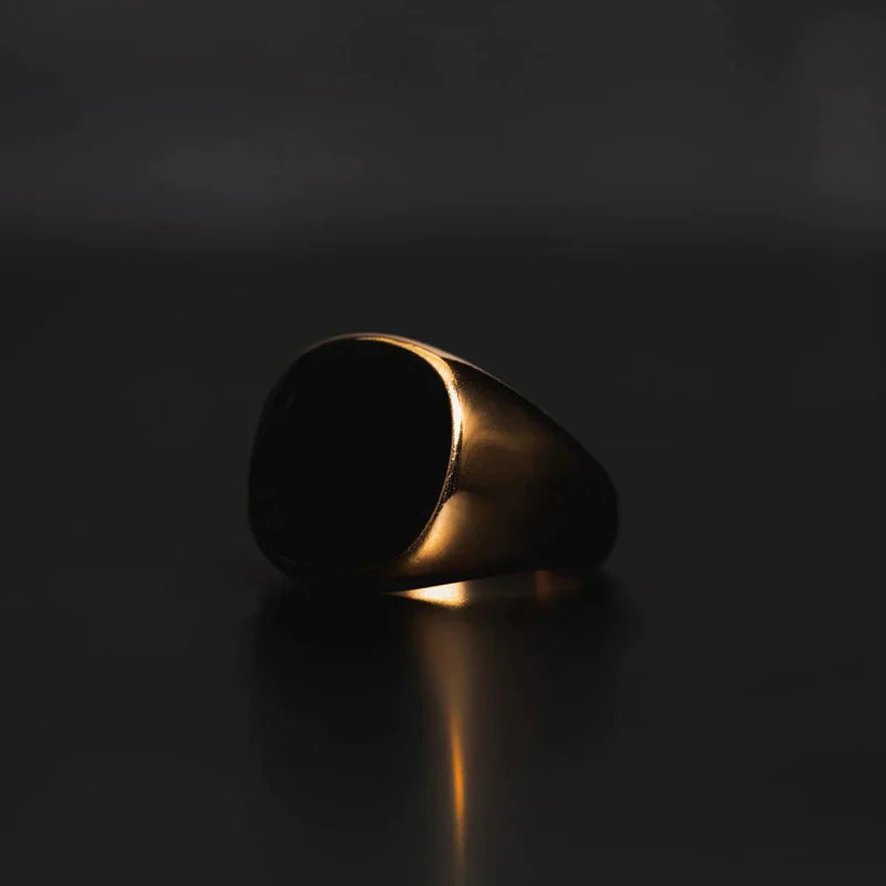 Black Signet Ring
