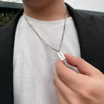 2D BAR NECKLACE