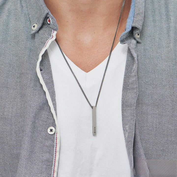 BAR NECKLACE - MEN