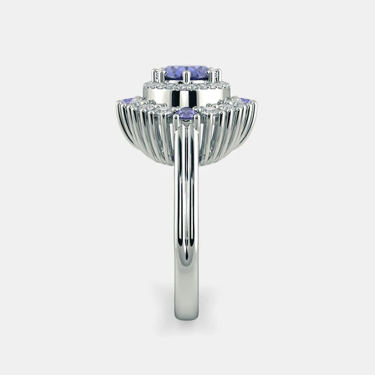 Elite Blue Ring - 925 Silver