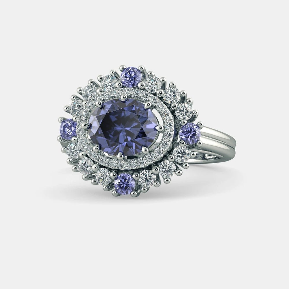 Elite Blue Ring - 925 Silver